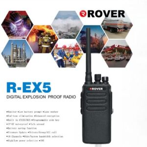 Rover R-EX5 Digital Explosion Proof Radio Walkie Talkie