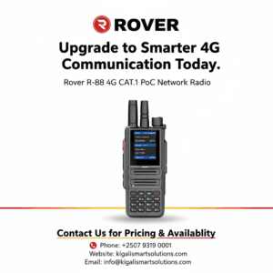 Rover R-88 4G CAT.1 LTE PoC network radio with GPS and 4000mAh battery